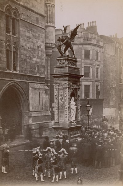 Temple Bar Memorial by English Photographer